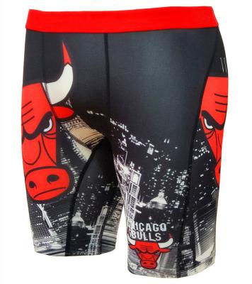 China Cartoon antibacterial quick-drying quick-drying pro men&women underwear brand fashionable sports basketball riding fitness hip hop boxer briefs for sale