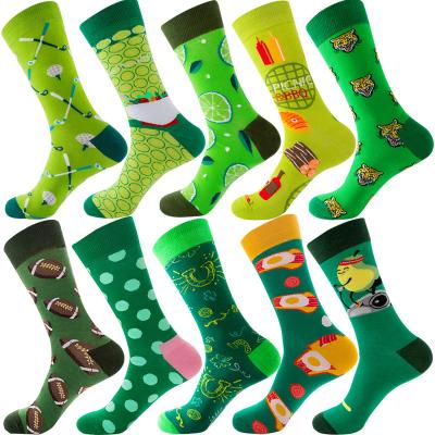 China Custom Funny Men's Running Cartoon Knee High High Quality Sports Novelty Personality Anime Stockings Quilting Happy Socks for sale