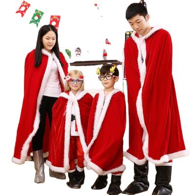 China Red Hood Snow White riding cap men and girls cos Santa Claus anti-static Christmas children's clothing small for sale