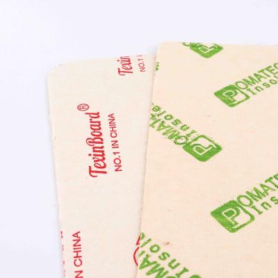 China Inflection Resistant Ex Factory Price Flexibility Breathable Insole Breathable Paper Board For Shoe Material for sale