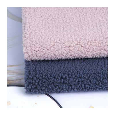 China Anti-Static 2023 Soft 100% Polyester Plain Sherpa United Fleece No Bonding Fabric For Garment Home Textile And Toy Customized for sale