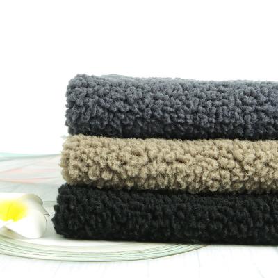 China Anti-Static High Quality 460gsm Cotton Polyester Chenille Sherpa United Fleece Fabric Without Bond for Men Garment and Blanket for sale