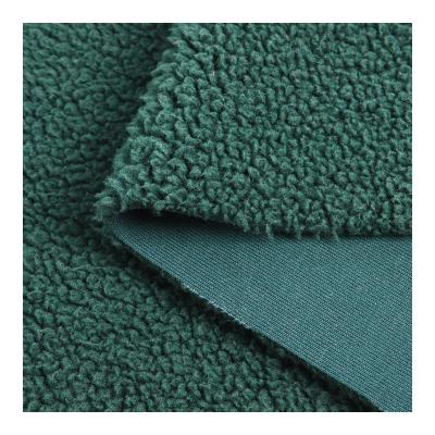 China Anti-Static Factory Wholesale Custom Polyester Cotton United Single Jersey Sherpa Fleece Fabric Without Bond for Home Textile for sale