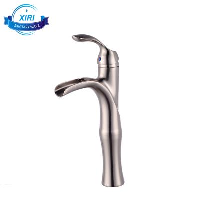 China Modern High Quality Bathroom Faucet Mixer Tap Nickel Brushed Lavatory Faucet XR-928 for sale