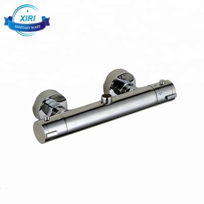 China Without Slide Bar Wall Mount Exposed Constant Temperature Control Shower Faucets Thermostatic Shower Mixer Tap for sale