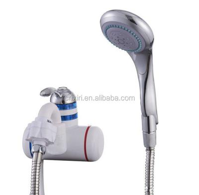 China Safety Electric Bathroom Faucets Instant Water Heater Faucet With Hand Shower E-8 for sale