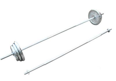 China 40kg-100kg  adjustable  chrome barbell  set for weightlifting sales for sale