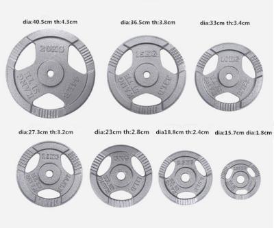 China Easy handling wholesale high standard weight plate with three handle for sale