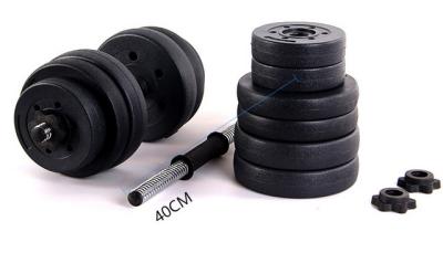 China china high quality manufacture factory  black cement dumbbell set for sales for sale