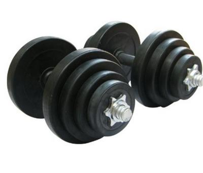 China Commercial Use  Rubber Coated Dumbbell10kg 15kg 20kg 25kg 30kg for sale