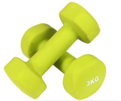 China 0.5kg -10kg 1lb-10lb  colorful Vinyl coated / round edge dumbbell / cast iron dumbbell for sale