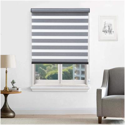 China Minimalist Waterproof Zebra Blinds Decorative Indoor Curtain With Best Selling Manual Shades for sale