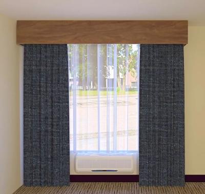 China Shears and Blackout Curtains Drapes ROPE Vertical Blind Vertical Exterior Wide Panel Installation Fabric Patio Door Plain for sale