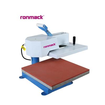 China Home Use RONMACK RM-C38 Manual Type Pneumatic Spinning Machine Heat Transfer Type Press Machine for sale