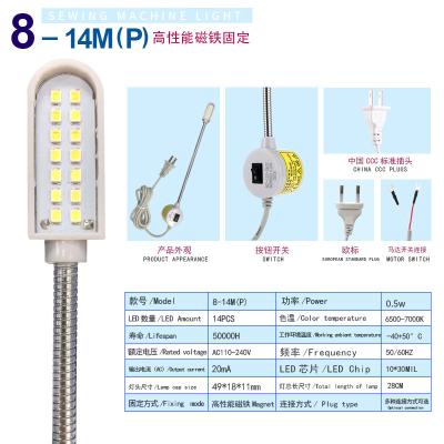 China Home Use RONMACK RM-810MP Sewing Machine Parts LED Light Sewing Machine Lamp for sale