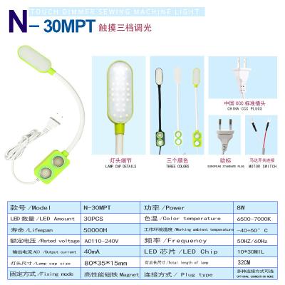 China Home Use RONMACK RM-N Sewing Machine Parts LED Light Sewing Machine Lamp for sale