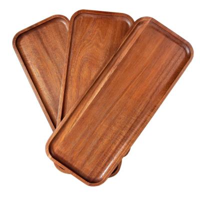 China Factory Direct Wholesale Sustainable Eco Friendly Rustic Acacia Wood Panel Cheese 3 Walnut Wooden Set for sale