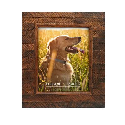 China High Quality Handmade Wall Mounted Wooden Photo Frame Double Layer Decorative Picture Frame for sale