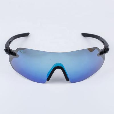 China 2019 100% Custom Wholesale Men Outdoor Shatterproof UV400 Protection Sports Sunglasses Goggles for sale