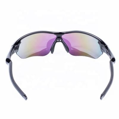 China 100% UV400 Protection Factory Temples High Quality Interchangeable Sunglasses Outdoor Sport Polarized Lenses for sale