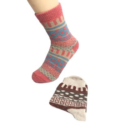 China Hot-Wholesale Ethnic Thick Stiletto Style Ladies Breathable Thick Needle Socks for sale