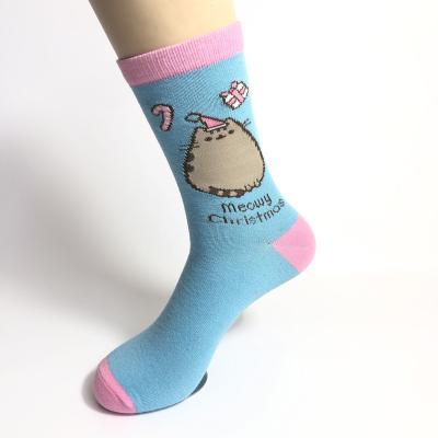 China Breathable Ladies Cartoon Pattern Socks Girl Booties Fashion Ladies Booties Factory Style for sale