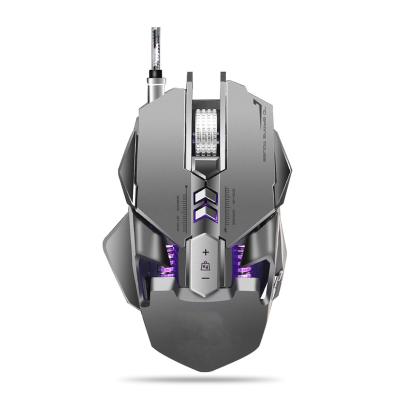 China RGB Lamp Full Color Best Selling Wired Mechanical Gaming Mouse Supports 9 Buttons DPI Adjustable Gaming Programming Mouse for sale