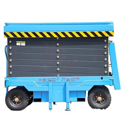 China Energy & Mining Hot Selling Hydraulic Platform Equipment 0.5T 1.0T 2.0T Scissor Type Self-Propelled Lifting Platform for sale