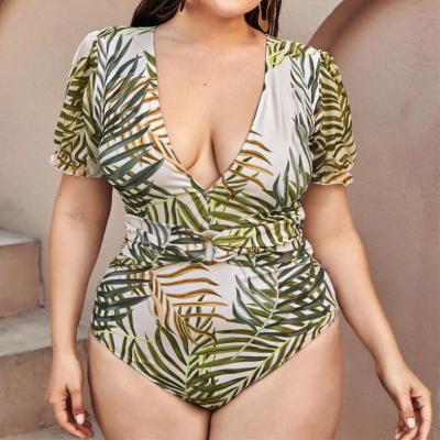 China New Arrival Plus Size Plus Size Swimwear 2022 High Quality Sexy One Piece Swimsuit For Women for sale