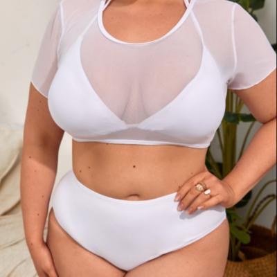 China Plus size sexy swimwear swimwear 2022 plus size bikini swimwear 4XL fitness swimwear beach wear for sale