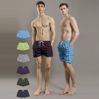 China Breathable Custom Digital Printing Tropical Beach Shorts Sets Mens Summer Quick Dry Swim Trunk for sale