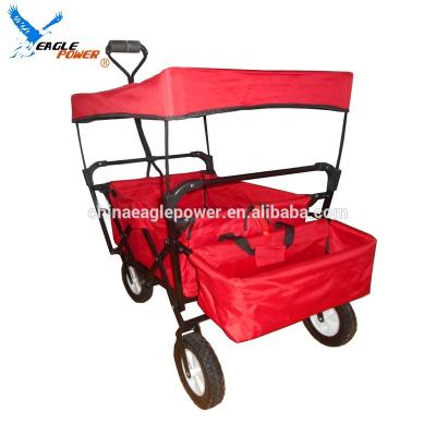 China GT0407 Red Color Easy Folding Folding Trolley With Cover / Bags for sale