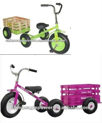 China Ride on Toy High Quality Children Tricycle with Trailer for sale