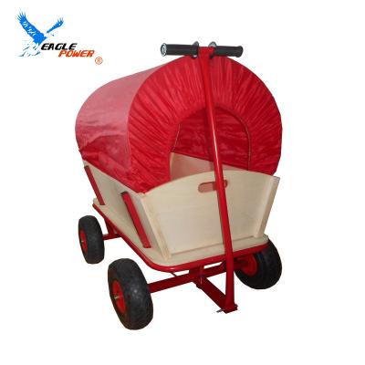 China Popular Wooden Children's Antique Wooden Trolley for sale