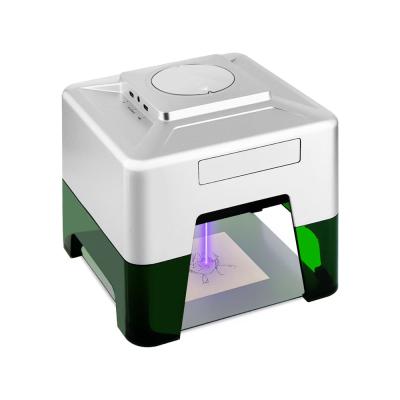 China CNC Mini Laser Engraving Machine Engraver Workplace DIY Logo Mark Printer Laser Cutter 3D Laser Machine 2500mw 98*88mm for sale