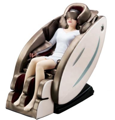 China Body Weightlessness 4D Massager Chair with Stretching, Tapping, Heating Back and Foot Full Body Massage Chair for sale