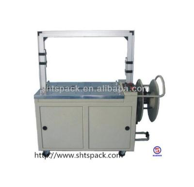 China Automatic CLOTHING High Table Automatic Strapping Machine for sale