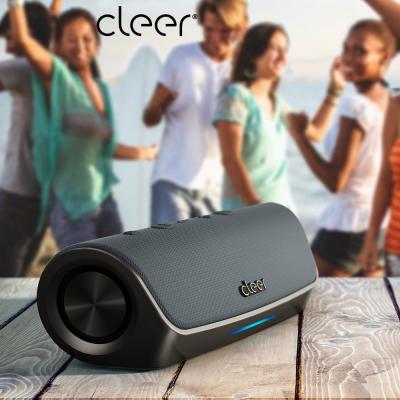 China Video Call STEP Wireless Portable Bluetooth Speaker Led Stereo Sound Deep Bass Loud Built-in MIC 15-Hour Playtime Sports Speaker for sale