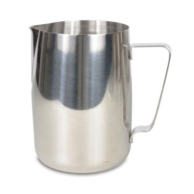 China Hot Sale High Quality Viable Milk Steaming Pitcher 304 Stainless Steel With Logo Customized 1500ml for sale