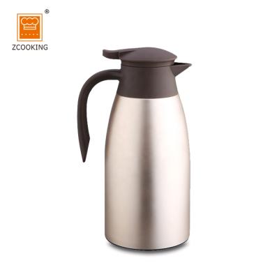 China 2.0L Double Wall Stainless Steel Coffee Pot Teapot Viable Thermal Vacuum Flask for sale