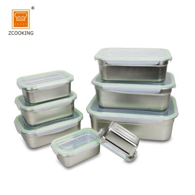 China Steamable Insulated Stainless Steel Food Containers Airtight Storage Container for sale