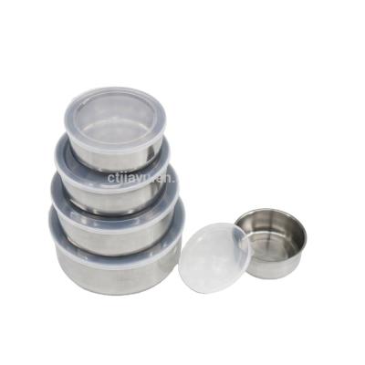 China Hot Selling Steamable Stainless Steel Airtight Food Storage Container Set for sale