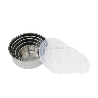 China 5pcs Steamable Leaproof Stainless Steel Airtight Storage Kitchen Food Containers With Lid for sale