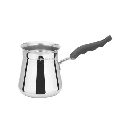 China Durable Turkish Stainless Seel The Milk Heating Pot And Coffee Boiler Pot for sale