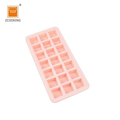 China 21Cavities Sustainable Hot Sale DIY Cake Mold Non-Stick Easy Release Cake Mold Chocolate Silicone Molds for sale