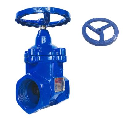 China Stainless Steel Stem Nodular Cast Iron Gate Valve DN65 General Soft Sealing Screw Thread Water Valve Manual Valve for sale