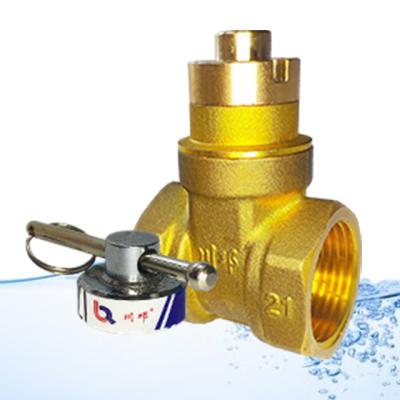 China General intelligent water valve with cipher lock head is a kind of gate valve, which also belongs to brass knife gate valve for sale