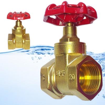 China General CLIA Brass Gate Valves Internal Hard Thread Seal Water Valves 1/2-2