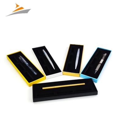 China Custom Luxury Sponge Paper Pen Gift Box With Epe de Logo Printing High Quality Cardboard Recyclable factory packaging for sale