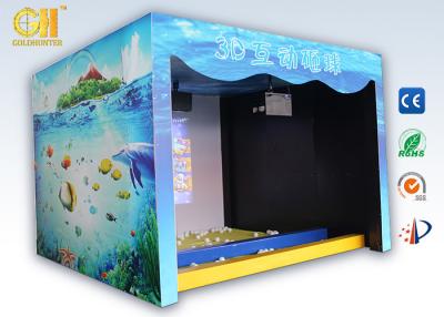 China Proyección interactiva interior de la pared de la máquina de juego del patio 3D para el juego de pelota del choque en venta